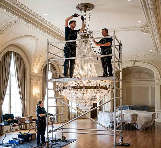 Professional Chandelier Installation: Your Local Fixture Team in Centerton, AR